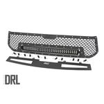 Mesh Grille 30" Dual Row LED Black White DRL Toyota Tundra (14-17) (70225) 1