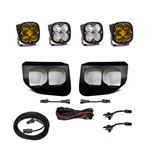 Ford Super Duty (20-22) Fog Lights Dual FPK Amber SAE/Pro DC 1