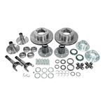 Spin Free Locking Hub Conversion Kit For Dana 30 And Dana 44 TJ XJ YJ 27 Spline 5 X 4.5 Inch Yukon G