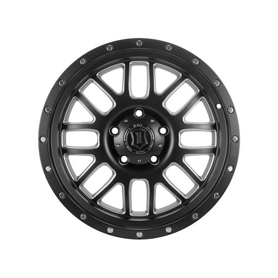 ALPHA SAT BLK MILL WIN 20 X 9 W 5 X 150 BOLT CIR 1