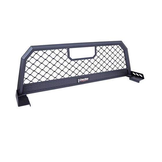 Cab Rack Textured Black Aluminum Mesh Incl. Mounting Brackets (DZ95093TB) 2