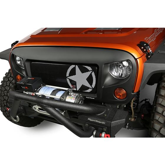 Spartan Grille Kit Star; 07-16 Jeep Wrangler JK