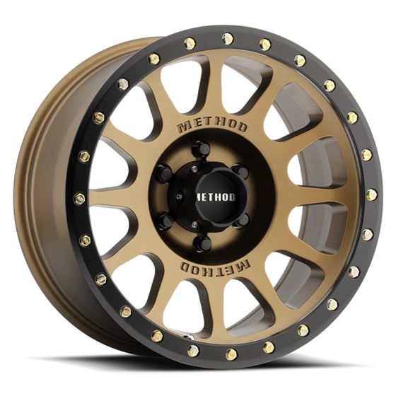 MR305 NV 16x8 0mm Offset 6x5.5 108mm Centerbore Method Bronze/Black Street Loc 1